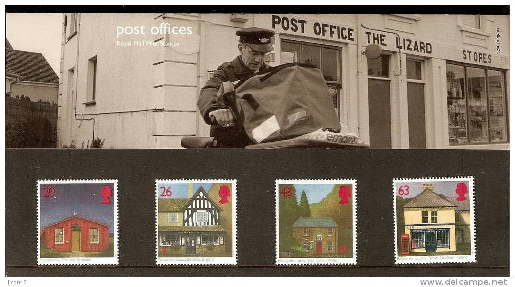 Great Britain 1997  Sub-Post Offices.  Presentation Pack - Presentation Packs