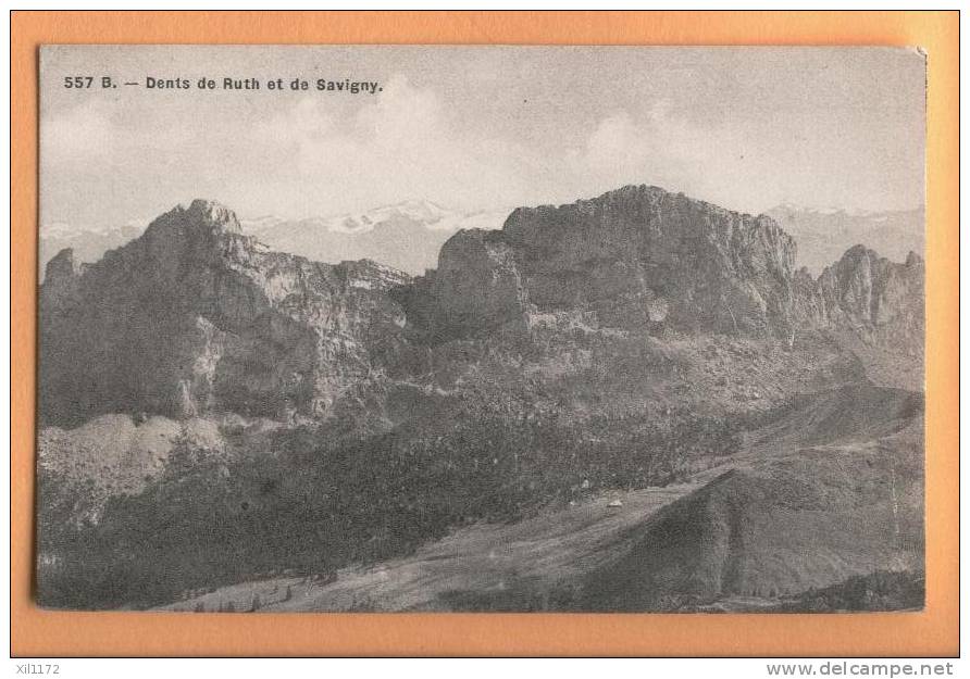 E536 Dents De Ruth Et De Savigny (Gastlosen). Ed. Ch. Morel, Bulle - Bulle