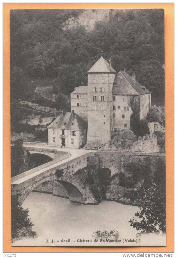 E553 Château De Saint Maurice, Pont Sur Le Rhône. Ed. Jullien 6028 - Saint-Maurice