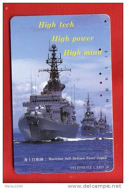 Japan Japon Telefonkarte -    Militär Militairy Krieg War Schiff Ship Navire - Armee