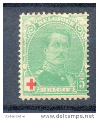 Belgie Ocb Nr :  129 A  * MH  (zie Scan)  Type 2 - 1914-1915 Croix-Rouge