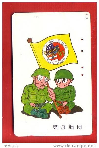 Japan Japon Telefonkarte -  Militär Militairy Krieg War - Armee
