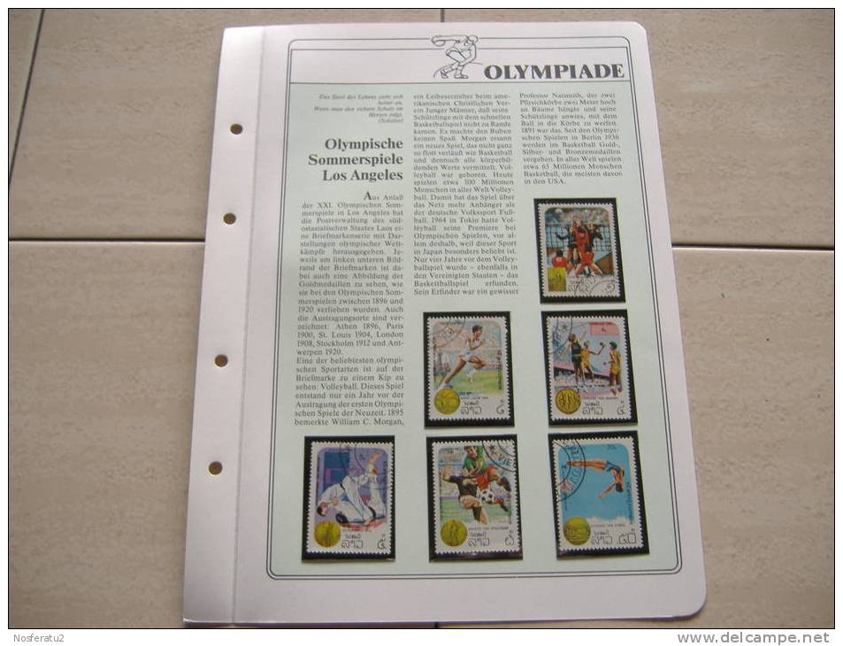 Themenblatt Sport - Olympische Sommerspiele Los Angeles - Ete 1984: Los Angeles