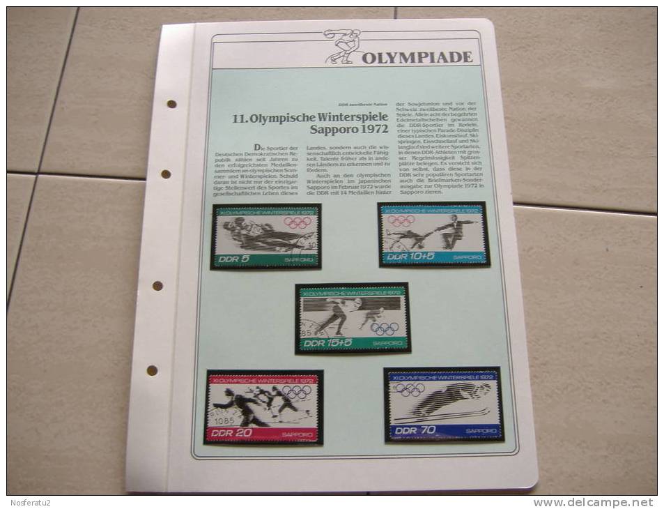 Themenblatt Sport - 11.Olympische Winterspiele Sapporo 1972 - Winter 1972: Sapporo