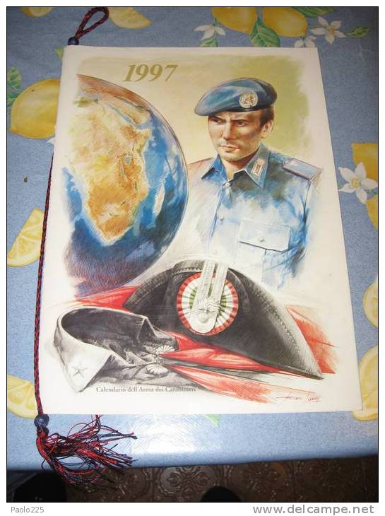 CALENDARIO CARABINIERI 1997 OTTIME CONDIZIONE CORDELLINO PERFETTO - Grand Format : 1991-00