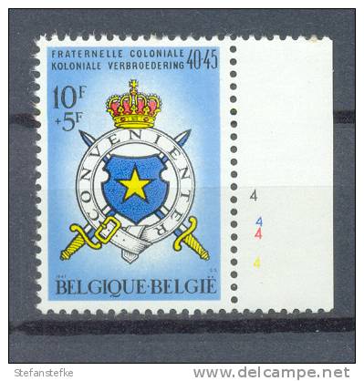 Belgie Ocb Nr : 1421 ** MNH  (zie Scan) Plaat 4 - 1961-1970