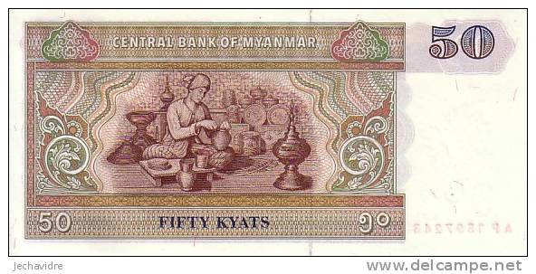 MYANMAR   50 Kyats   Non Daté (1977)   Pick 73b     ***** BILLET  NEUF ***** - Myanmar