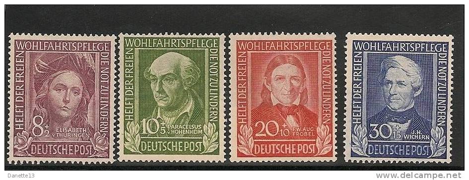 MICHEL - BAND 2 - 1949 - WOHLFAHRT : HELFER DER MENSCHHEIT - Unused Stamps