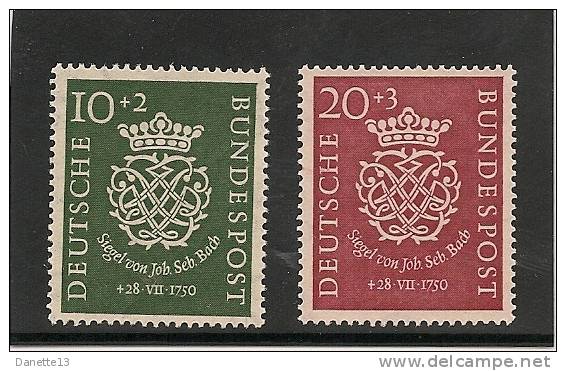 MICHEL - BAND 2 - 1950 - 200. TODESTAG VON JOHANN SEBASTIEN BACH - Unused Stamps