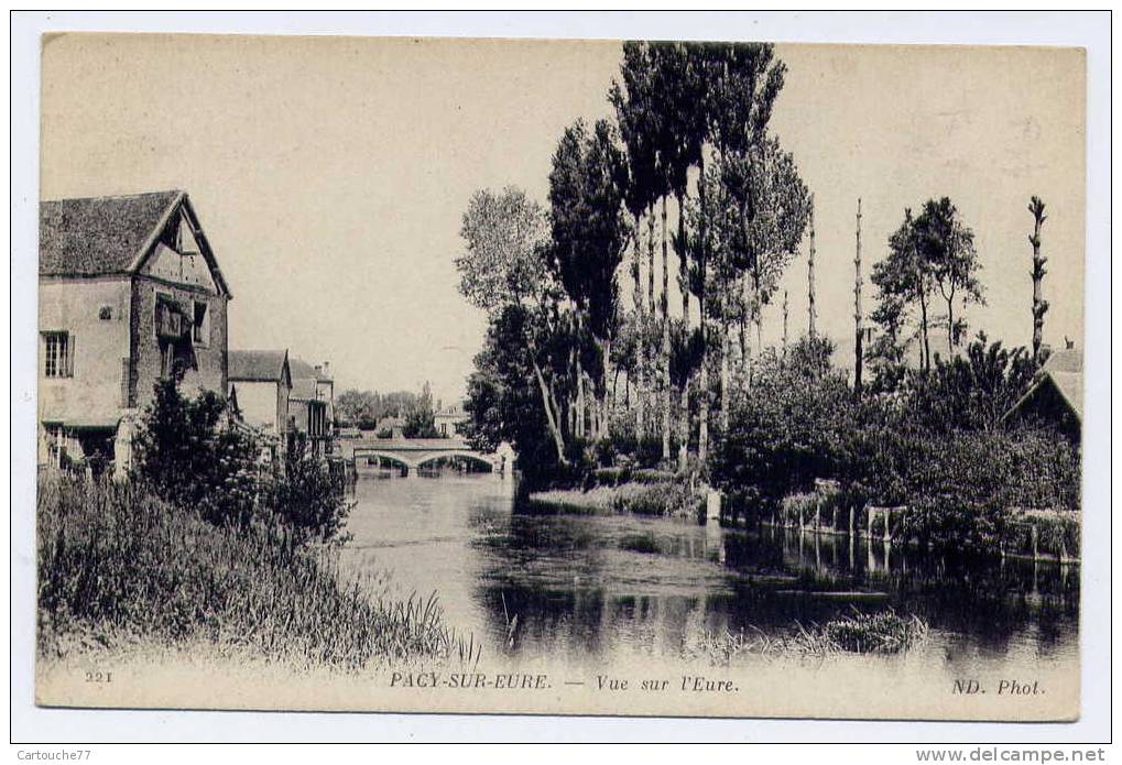 K13 - PACY-sur-EURE - Vue Dur L'Eure (jolie Carte) - Pacy-sur-Eure