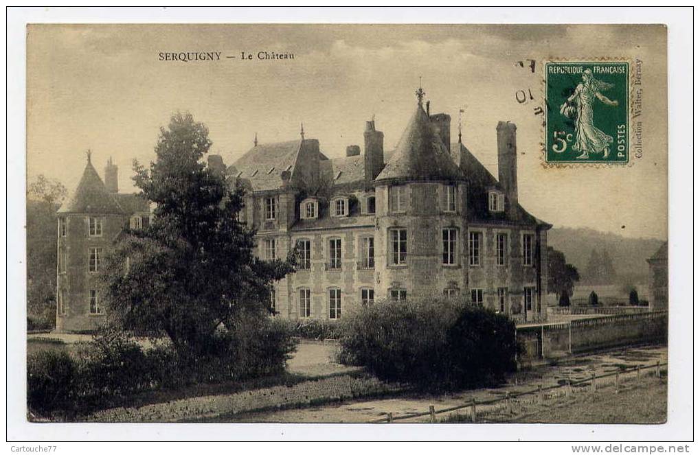 K13 - SERQUIGNY - Le Château (1910) - Serquigny