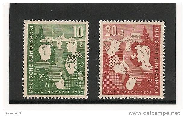 MICHEL - BAND 2 - 1952 - JUGEND : ZWEITER BUNDESJUGENDPLAN - Unused Stamps