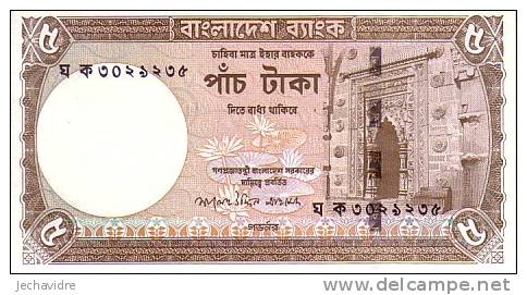 BANGLADESH   5 Taka  Emission De 2006    ***** BILLET  NEUF ***** - Bangladesh