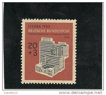 MICHEL - BAND 2 - 1953 - INTERNATIONALE BRIEFMARKENAUSSTELLUNG  " IFRABA 1953 " FRANKFURT A. M. - Ungebraucht