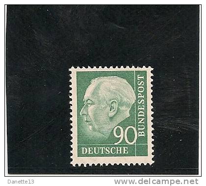 MICHEL - BAND 2 - 1954 - FREIMARKEN : BÜNDESPRÄSIDENT THEODOR HEUSS - Unused Stamps