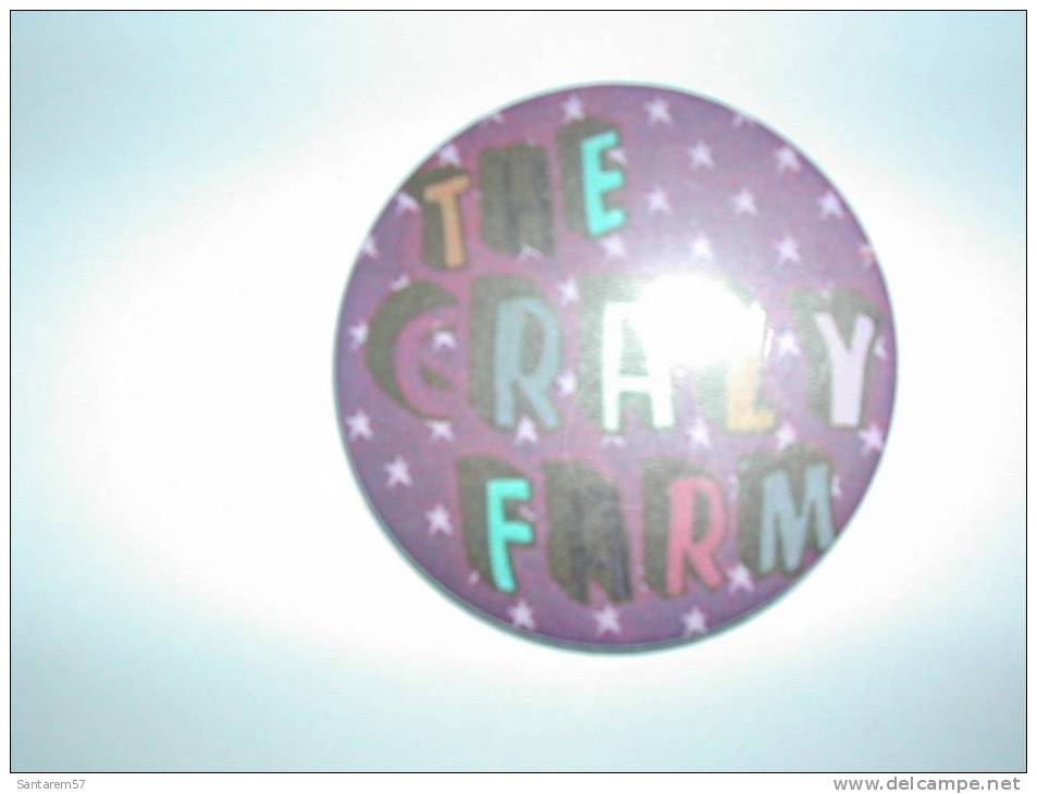 Badge Publicitaire RondThe Crazy Farm - Autres & Non Classés