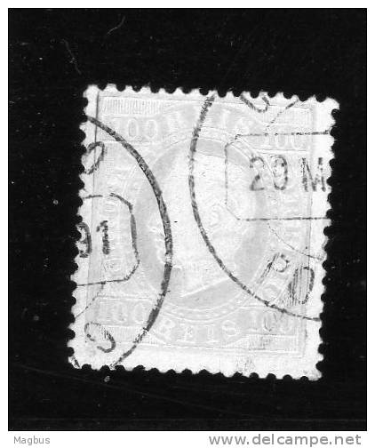 PORTUGAL 1870 / 1880 - Afi : 43 - Yvt : 44 - D= 12½. - Usado