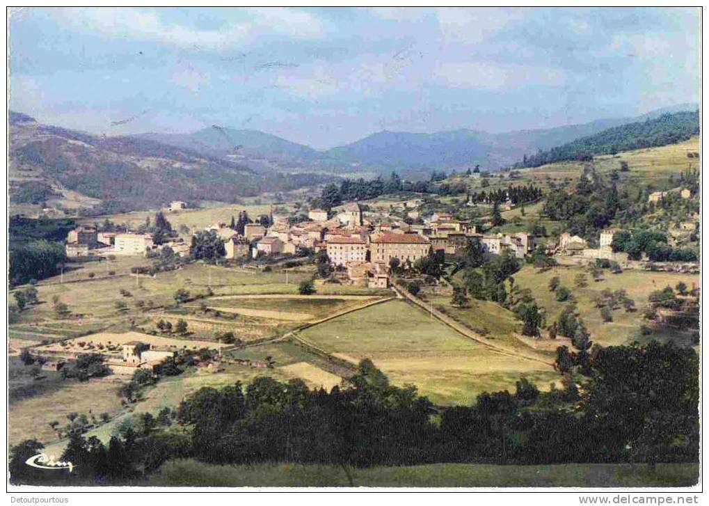 SAINT ST FELICIEN  Ardèche Vue Générale Aérienne 1980 - Saint Agrève