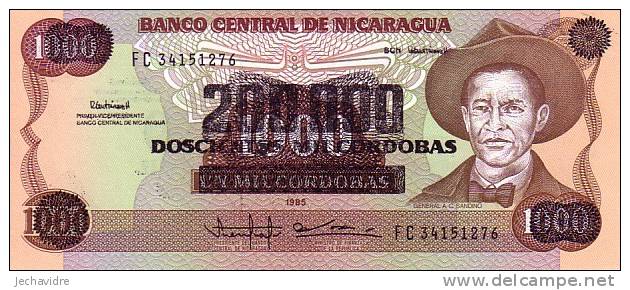 NICARAGUA   200 000 Cordobas/1 000 Cordobas  Non Daté (1990)   Pick 162    ***** BILLET  NEUF ***** - Nicaragua