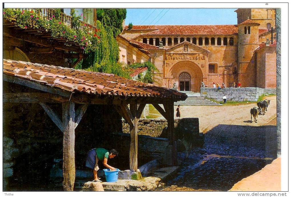 SANTILLANA DEL MAR Portada De La Colegiata - Partail De L'Eglise Collégiale - Cantabria (Santander)