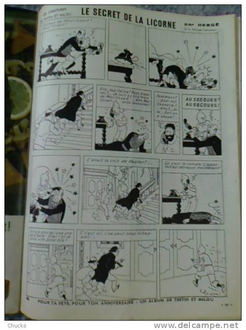 L´écho De La Mode N°11 1963 Avec Planche Tintin Et Le Secret De La Licorne - Mode