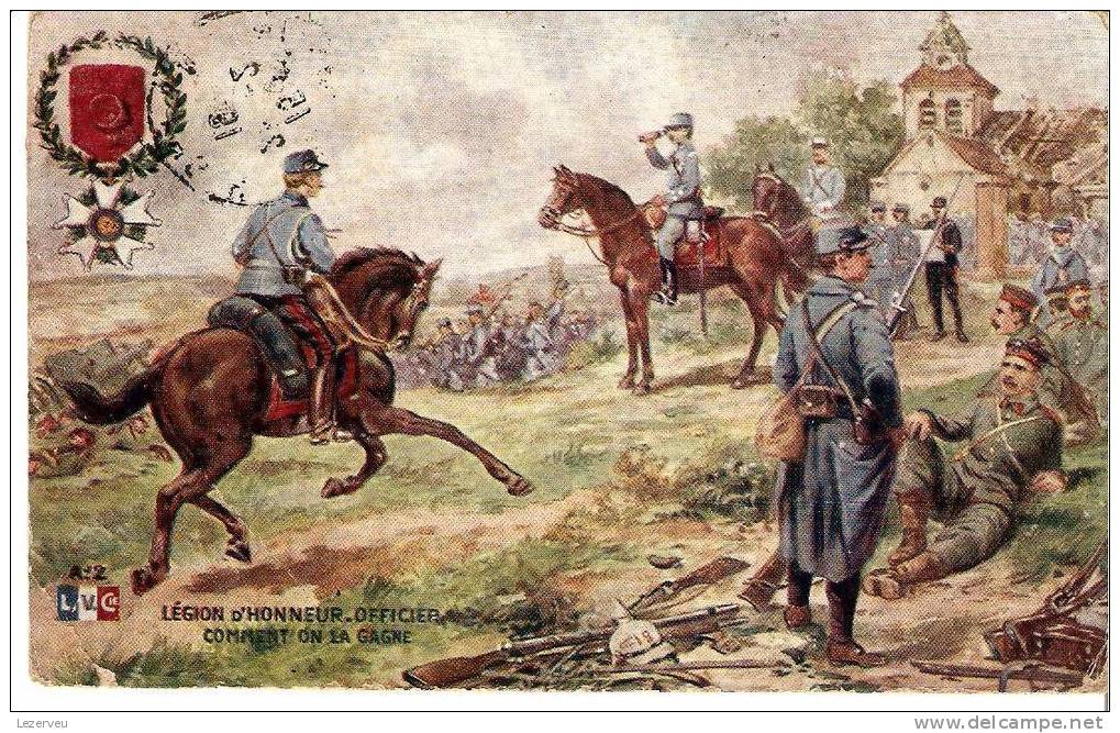 Militaria 14 18 LEGION D HONNEUR OFFICIER VERSO PUB EYQUEM BOUGIE - War 1914-18