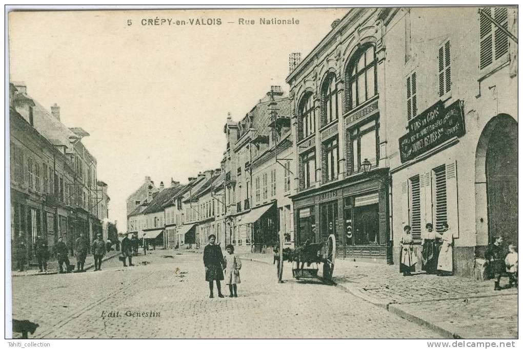 CREPY-en-VALOIS - Rue Nationale - Crepy En Valois