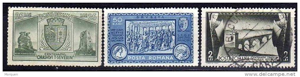 Rumania Num 468 - 470. Serie Completa º - Gebraucht