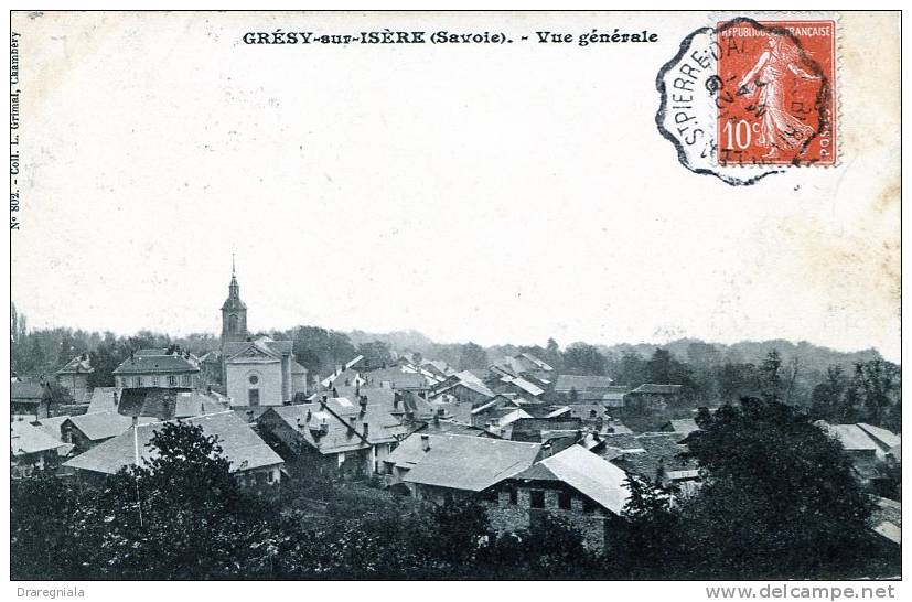 Grésy-sur-Isère - Vue Générale ( Au Dos Convoyeur Albertville A St-Pierre-d'Albigny ) - Gresy Sur Isere