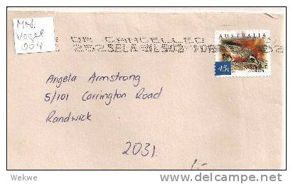 Mot.Vogel004/ Crimson, Australien - Storia Postale