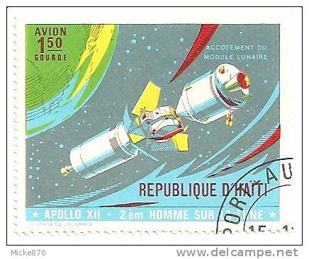 Haiti Poste Aérienne N°463 Oblitéré Apollo XII - Amérique Du Sud