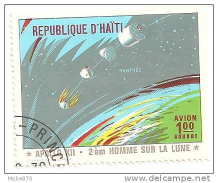 Haiti Poste Aérienne N°461 Oblitéré Apollo XII - Sud America