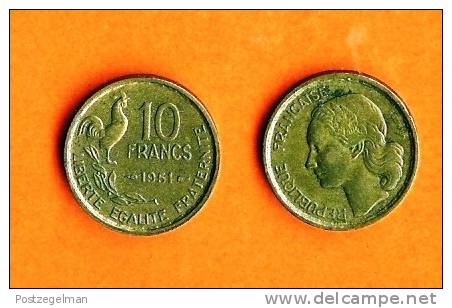 FRANCE 1950-1958  10 Franc Alu Bronze Km915.1 - Other & Unclassified