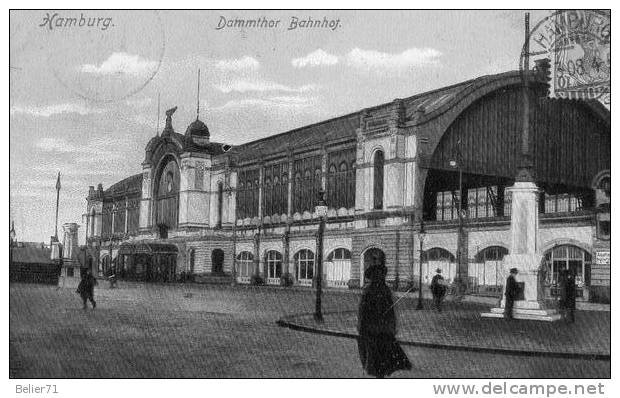 Allemagne. Hambourg. La Gare De Hambourg Dammthor - Harburg