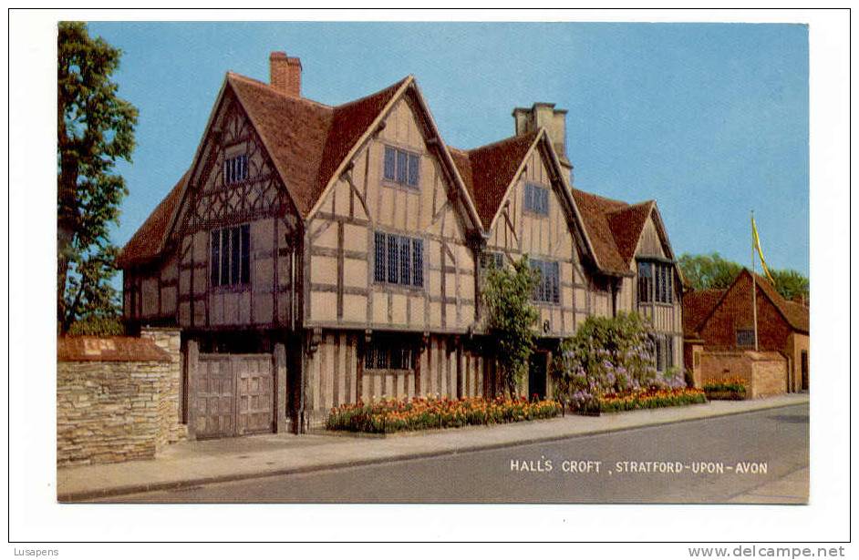 OLD FOREIGN 1930 -  UNITED KINGDOM - ENGLAND - HALL'S CROFT STRATFORD-UPON-AVON - Stratford Upon Avon
