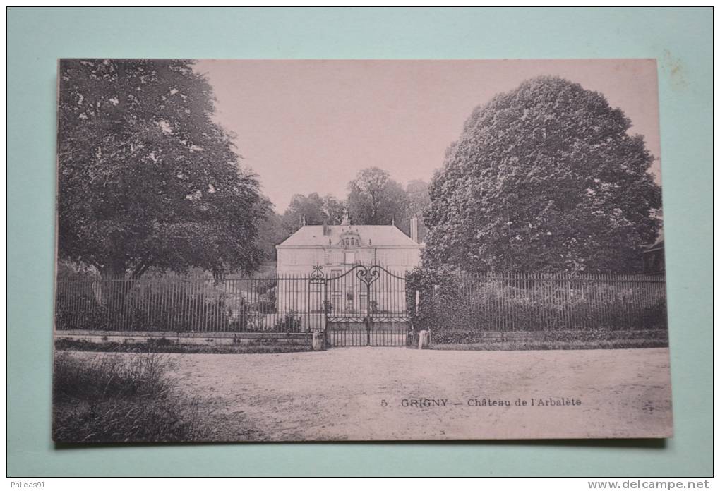 GRIGNY (91) Chateau De L´Arbalète - 5 - Parfait état - 1910-1918 - Grigny