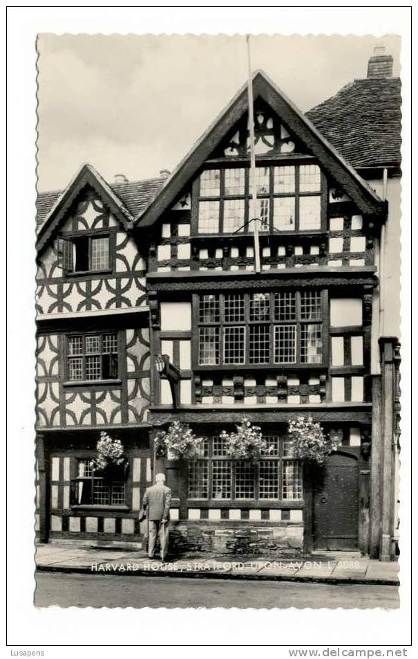 OLD FOREIGN 1954 - UNITED KINGDOM - ENGLAND - HARVARD HOUSE, STRATFORD-UPON-AVON - Stratford Upon Avon