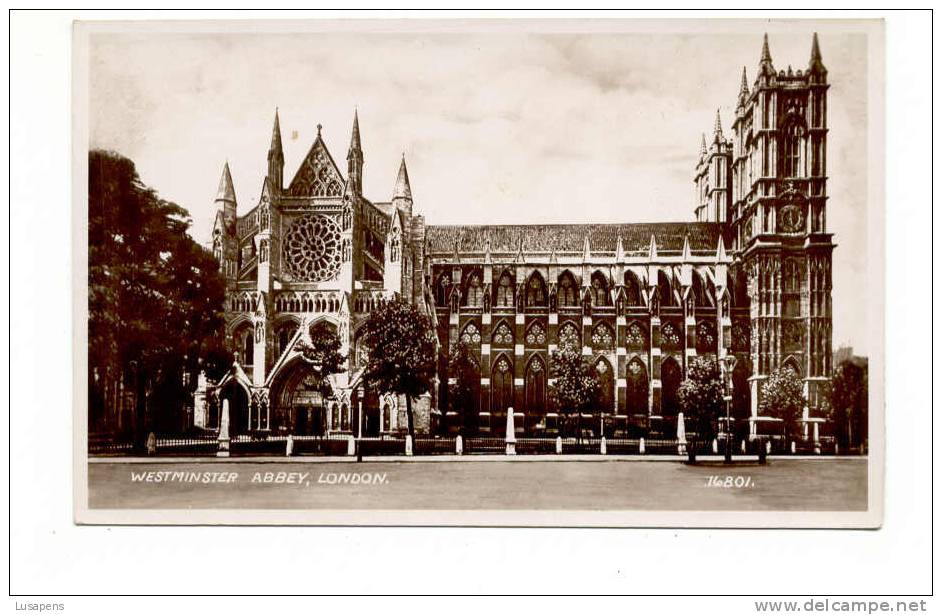 OLD FOREIGN 1957 - UNITED KINGDOM - ENGLAND - WESTMINSTER ABBEY, LONDON - Westminster Abbey