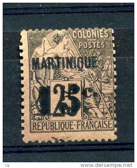 Martinique  :  Yv  17  * - Unused Stamps