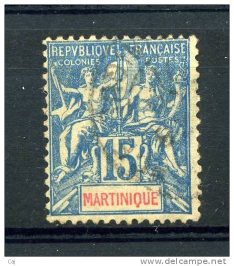 Martinique  :  Yv  36  (o)       ,  N7 - Gebraucht