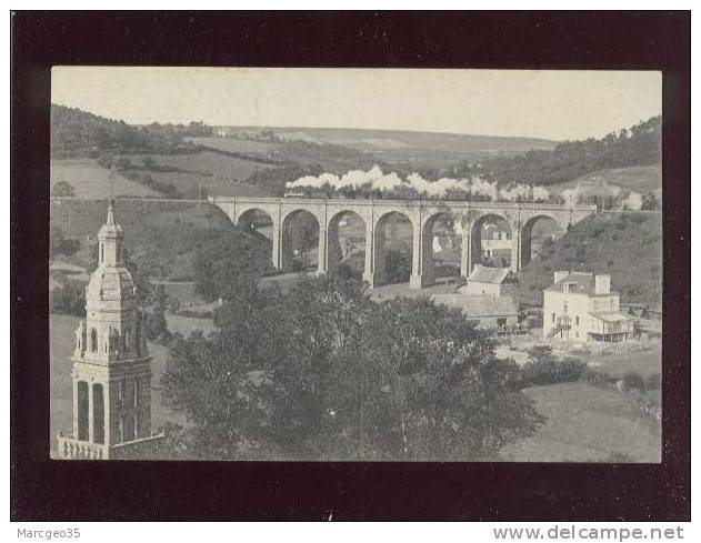 Chateaulin Sans Légende édit.hamonic Viaduc Du Chemin De Fer Train Atelier De Photographie à Droite - Châteaulin