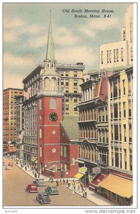 BOSTON- Old South Meeting House - Boston