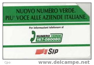 # ITALY 341 Nuovo Numero Verde Piu... (31.12.95) 5000   Tres Bon Etat - Öff. Werbe-TK