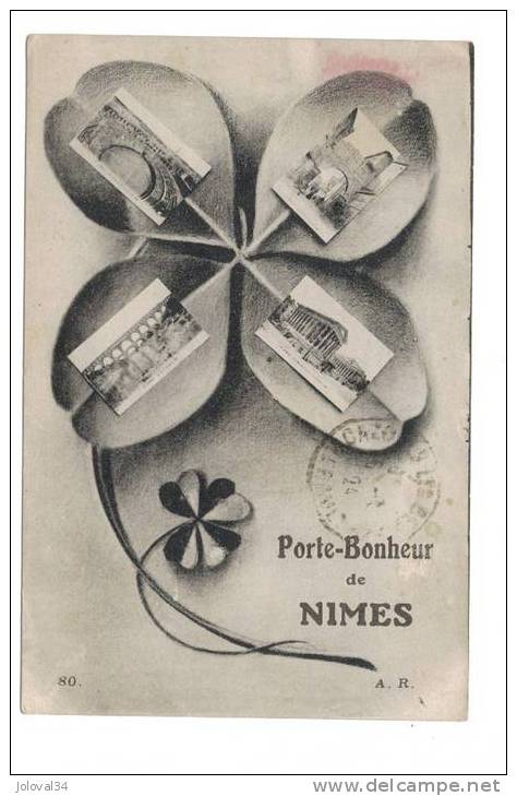 Porte Bonheur De NIMES - Trèfle à 4 Feuilles - Nîmes