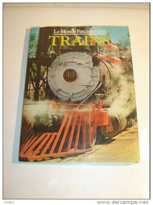 LIVRE SUR LES TRAINS / LE MONDE FASCINANT DES TRAINS 1977 / PARFAIT  ETAT - French