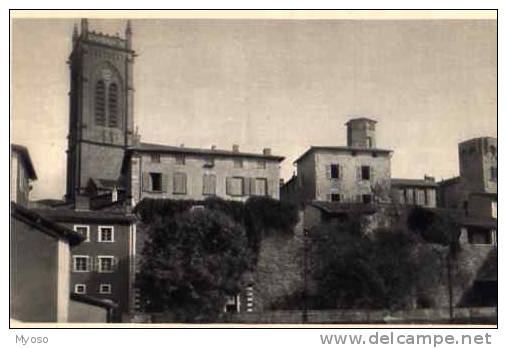 69 L'ARBRESLE L'Eglise Et Le Vieux Chateau Pris Du Pont De La Brevenne - L'Arbresle