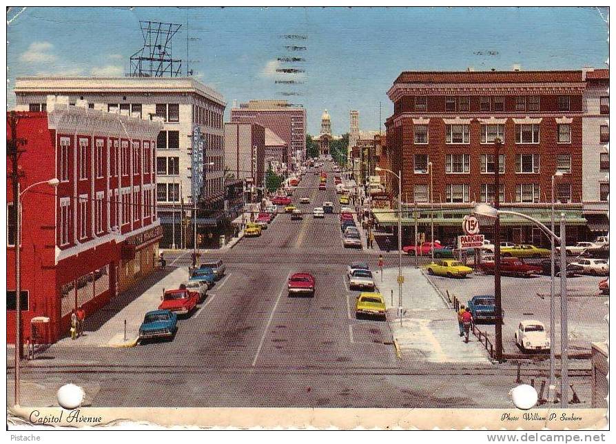 Cheyenne Wyoming - Capitol Avenue - Street Scene - Condition : See Scan - Cheyenne