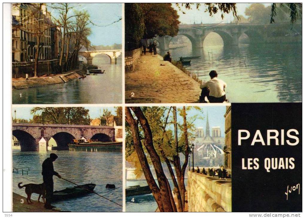 Cpsm  75 PARIS   La Seine LES QUAIS - Le Anse Della Senna