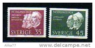 SUEDE      Neuf **       Y. Et T. N°609/610            Cote: 1.50 Euros - Unused Stamps