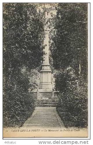 SAINT LEU LA FORET Le Monument Du Prince De Condé - Saint Leu La Foret